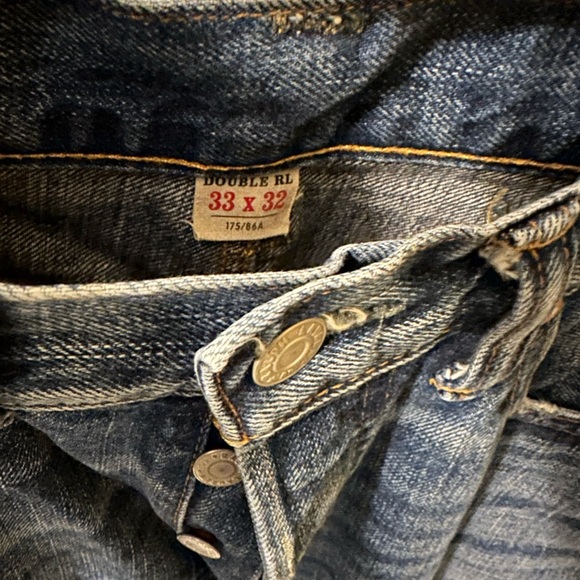 Ralph Lauren Double RRL men’s jeans. Medium blue. Excellent condition. 33x32 - Picture 4 of 5